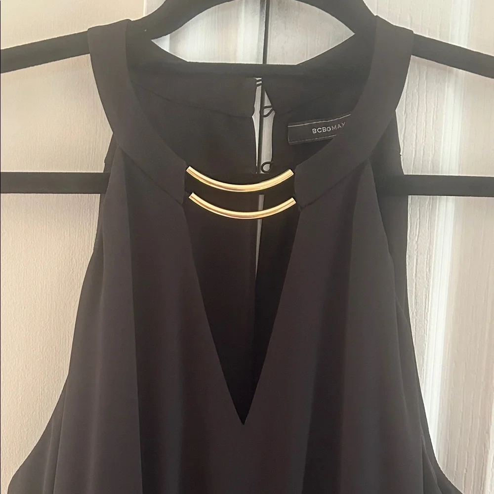 BCBGMaxAzria Black Backless Dress - Picture 7 of 8